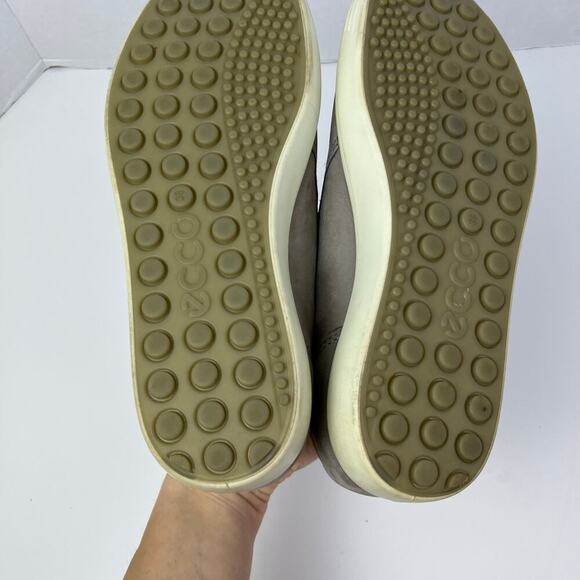 ECCO Soft 7 Nubuck Zip Bootie Ankle Sneakers Soft Leather Comfort Shoes Grey - Picture 14 of 16